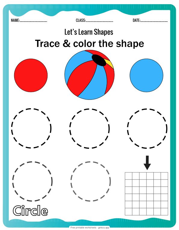 Shapes Activity Book — Free Printable Preschool PDF | Geleza